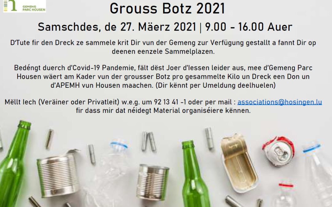 Grouss Botz 2021 |  27.03.2021