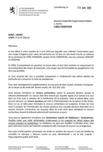 Notification de decision pour le dossier 105583 : Coupe d'urgence pour cause de bostryche - Pafenbour