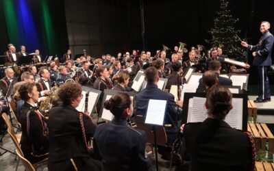 "Remember the Bulge!": Flott Biller vum grousse Gedenkconcert vun der Lëtzebuerger Militärmusik an der U.S. Air Forces in Europe Band am Parc Housen