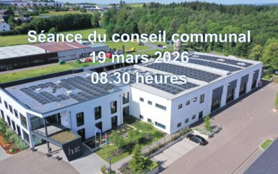 19. Mäerz 2026: Nächst Sitzung vum Gemengerot Parc Housen