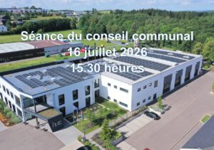 16. Juli 2026: Nächst Sitzung vum Gemengerot vun der Gemeng Parc Housen