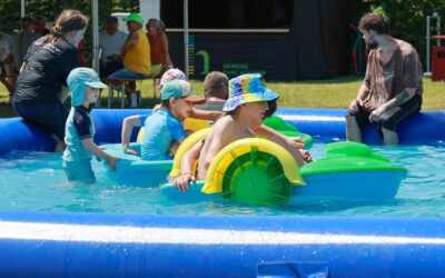 Flott Biller vun engem waarme Sport- a Spillfest 2026 zu Housen