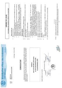 Convocation - Réunion du comité de la DEA, le 16 juillet 2026