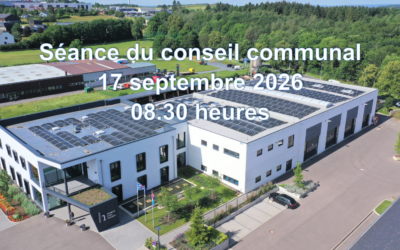 17. September 2026: Nächst Sitzung vum Gemengerot Parc Housen