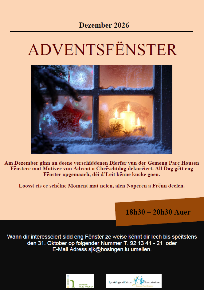 Adventsfënster 2026