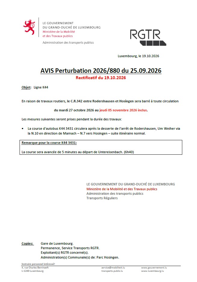 Avis RGTR CR342