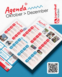 Jugendtreff Norden: Entdeckt elo den Agenda an de Jugendhaiser am Norden fir d'Méint Oktober bis Dezember!