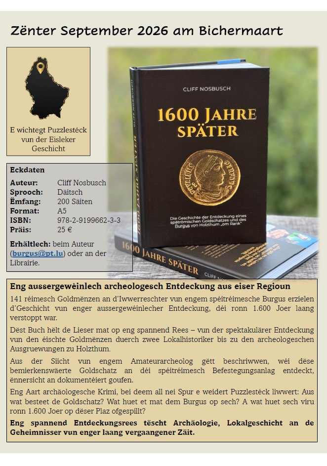 20261027_Annonce livre 1600 Jahre später Cliff Nosbusch